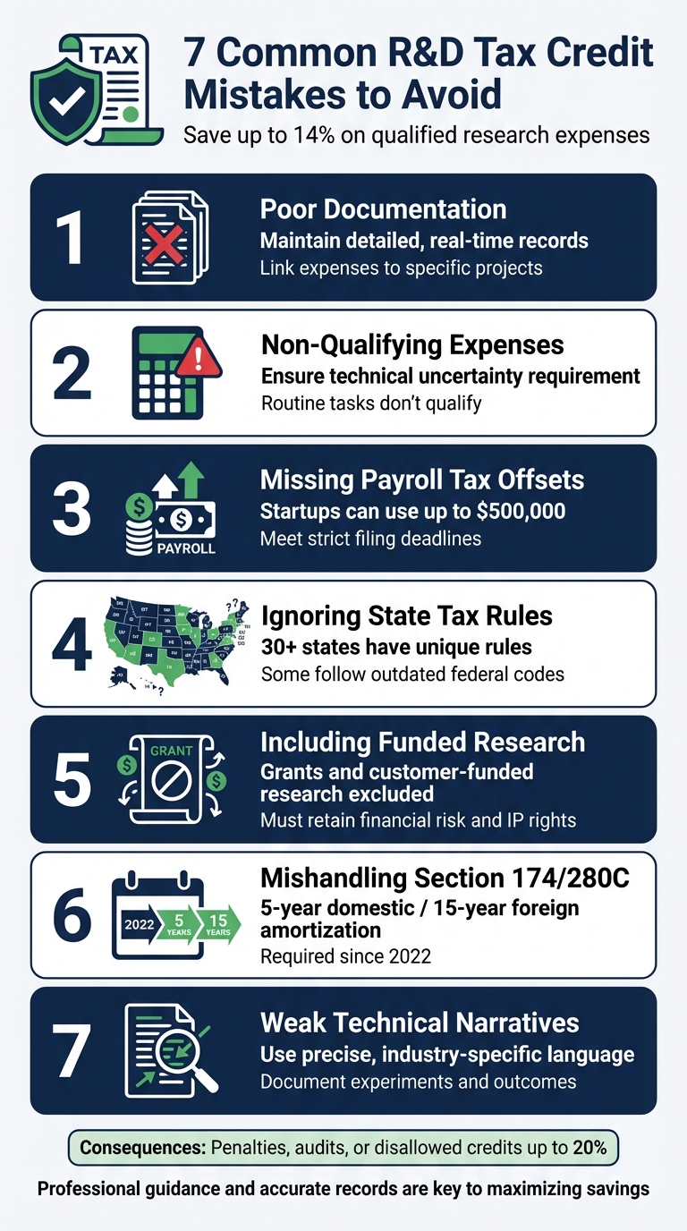 7 Common R&D Tax Credit Mistakes and How to Avoid Them